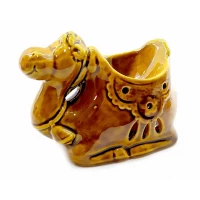 Аромалампа керамическая Верблюд коричневый (9х10х6 см)