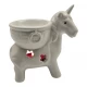 Аромалампа керамическая белая Единорог (11х11х6,5 см)