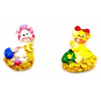 Магнит на холодильник Мышка (24 шт/уп) (6х3 см)