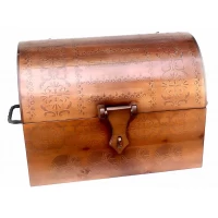 Сундук из массива дерева Слоны коричневый (60х40х45 см)A