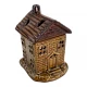 Аромалампа керамическая  Домик коричневая  (12,8 × 10 × 11 см)