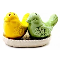 Солонка с перечницей Птицы (11х6х6 см)