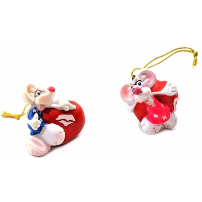 Украшение на елку Мышка (5х5х4 см)