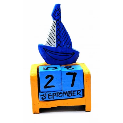 Вечный календарь Парусник деревянный (14х7х3,5 см) Вечный календарь Парусник деревянный (14х7х3,5 см)