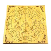 Таблица для работы с маятником Классическая светлая (26х26х0,8см)