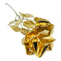 Роза бронзовая (20 × 4 × 3 см)