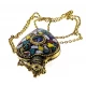 Аромакулон Сердце бронзовый инкрустирован камнями (5,5х4,5х2 см)