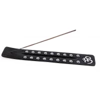 Подставка под благовония ОМ деревянная черная (26х4х1 см)