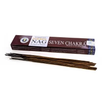 Golden Nag Seven Chakra (Седьмая Чакра)(Vijayshree)(15 гр.) масала благовоние