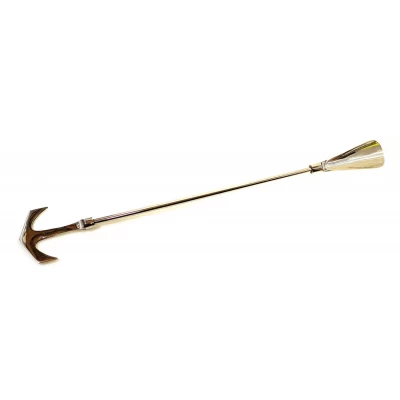 Ложка для обуви Якорь хромированная бронза  (48х6х1 см)