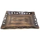 Поднос из мангового дерева резной (38х25х4 см)