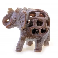 Слон из мыльного камня резной (5,5х4х6 см)