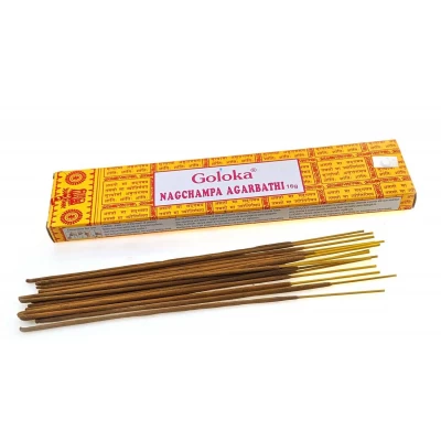 Nagchampa (цветок чампа)(15 gms) (Goloka) пыльцовое благовоние Nagchampa (цветок чампа)(15 gms) (Goloka) пыльцовое благовоние