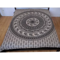 Покрывало хлопковое Слоны  (230х205 см)