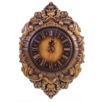 Панно.резноечасы винтажные ,деревянные,покрыто патиной(28*40*2см) массив дерева