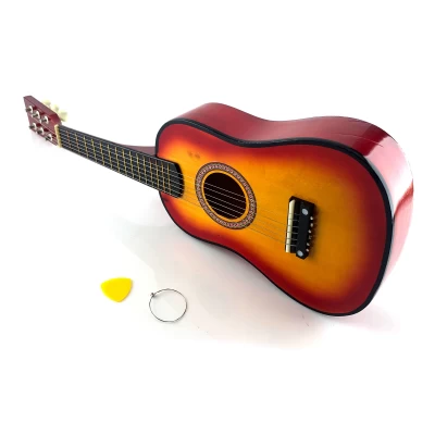 Гиталеле деревянная желтая  (57,5х19,5х6,5 см)