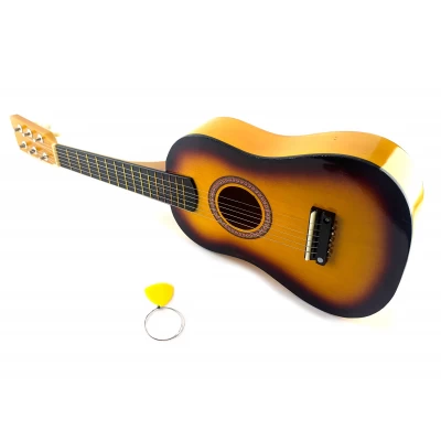 Гиталеле  деревянная оранжевая  (57,5х19,5х6,5 см)