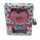 Блокнот  с замком для девочек (2 ключа)(16,5х13х3 см)A