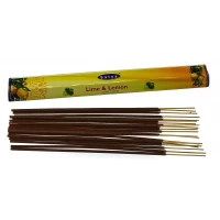 Lime & Lemon (Лайм и Лимон)(Satya) пыльцовые благовония шестигранник