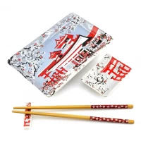 Сервиз для суши Цветение Сакуры(28х14 см)(1 персона)