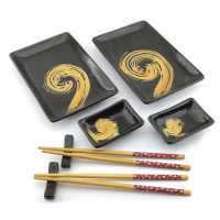 Сервиз для суши Спираль (2 персоны)(28х28,3х3,5 см)