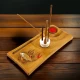 Подставка под благовония Карп (24,5×12×1,8см) массив дерева ,резная покрыта эмалью и лаком.
