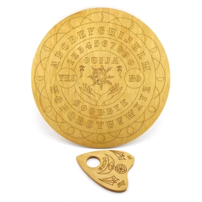 Спиритическая доска OUIJA Круглая светлая на английском языке (d=36,5см×0,8см) Спиритическая доска OUIJA Круглая светлая на английском языке (d=36,5см×0,8см)