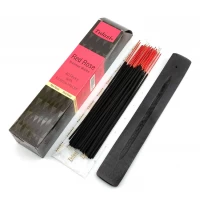 Red Rose 40 Stiks with Incense Holder (Благовония  40 штук  с деревянной подставкой)(Tulasi)