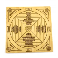 Таблица для работы с маятником Любовной магии светлая (18х18х0,4 см)