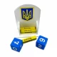 Вечный календарьГерб Украины (155х142х60 мм), деревянный расписано вручную.