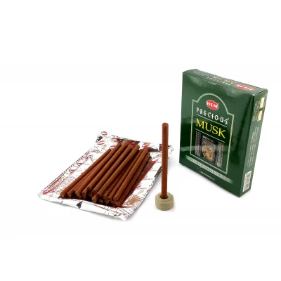 Precious Musk Dhoop (Драгоценный Муск) безосновное благовоние 60 г.MRP