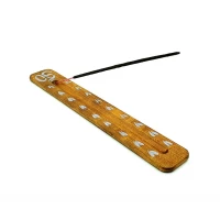 Подставка под благовония Карамель, с рисунком  (260х40х7 мм),массив дерева.