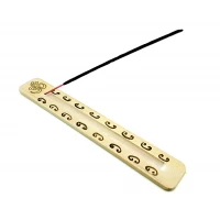 Подставка под благовония Слоновая кость, с рисунком (260х40х7 мм), массив дерева.