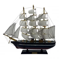 Модель парусника на подставке ( 40х34х6,5 см)