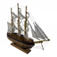 Модель парусника на подставке ( 40х34х6,5 см)