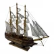 Модель парусника на подставке ( 40х34х6,5 см)