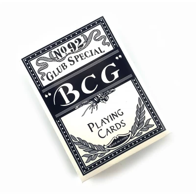 Карты игральные пластиковое покрытие BCG (9х6,5х1,8 см) синяя рубашка Карты игральные пластиковое покрытие BCG (9х6,5х1,8 см) синяя рубашка