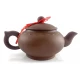 Чайник глиняный Иероглиф(380 мл)(117х117х 55 мм)