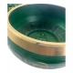 УЦЕНКА Чаша поющая бронзовая Будда зеленая ( d-13.8 см h-6.5 см) УЦЕНКА Чаша поющая бронзовая Будда зеленая ( d-13.8 см h-6.5 см)