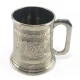 Кружка бронзовая серебристая (14х 11.4х 10.9 см) 400 мл