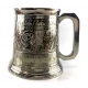 Кружка бронзовая серебристая (14х 11.4х 10.9 см) 400 мл