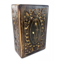 Шкатулка из мангового дерева ( 17.5х11.5х6 см)