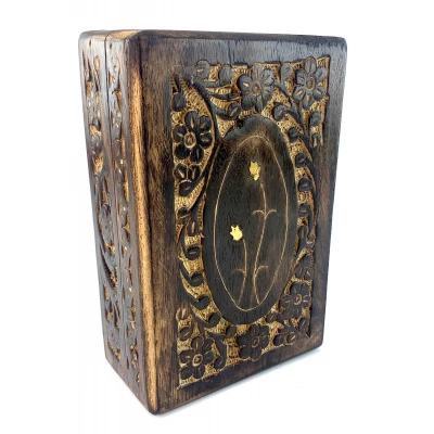 Шкатулка из мангового дерева ( 17.5х11.5х6 см)