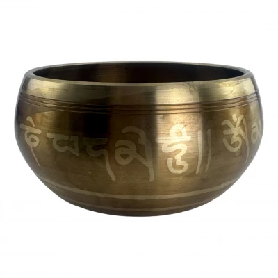 УЦЕНКА Чаша поющая бронзовая Будда (6.5х 13х11.8 см) УЦЕНКА Чаша поющая бронзовая Будда (6.5х 13х11.8 см)