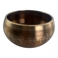 УЦЕНКА Чаша поющая бронзовая  Будда (6.5х 13х11.8 см)
