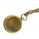Компас карманный на цепочке бронза (d-3.3,h-1,1 см)