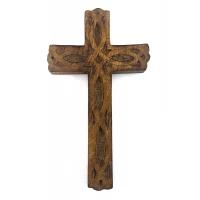 Крест из мангового дерева ( 19х 11,5х 1,5 см)
