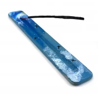 Подставка под благовония Морський бріз (260х40х7 мм), расписано вручную, массив дерева.