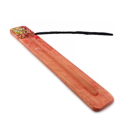 Подставка под благовония Мандала (260х40х7 мм), расписано вручную, массив дерева. Подставка под благовония Мандала (260х40х7 мм), расписано вручную, массив дерева.