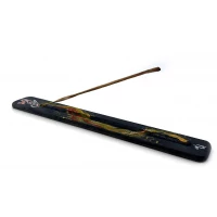 Подставка под благовония Зодиак-Козерог (260х40х7 мм), расписано вручную, массив дерева.